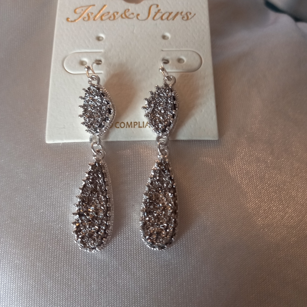 Dangle Druzy Earrings